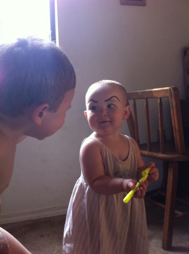 Drawing Eyebrows on Babies Is the Newest Trend E! News